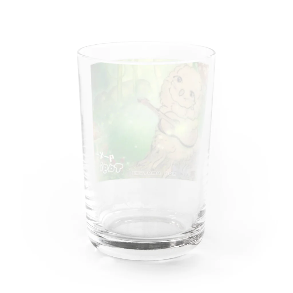 porte☘️bonheur〜ﾎﾟﾙﾄ·ﾎﾞﾇｰﾙのたれ耳うさぎの妖精〜ターギー！ Water Glass :back