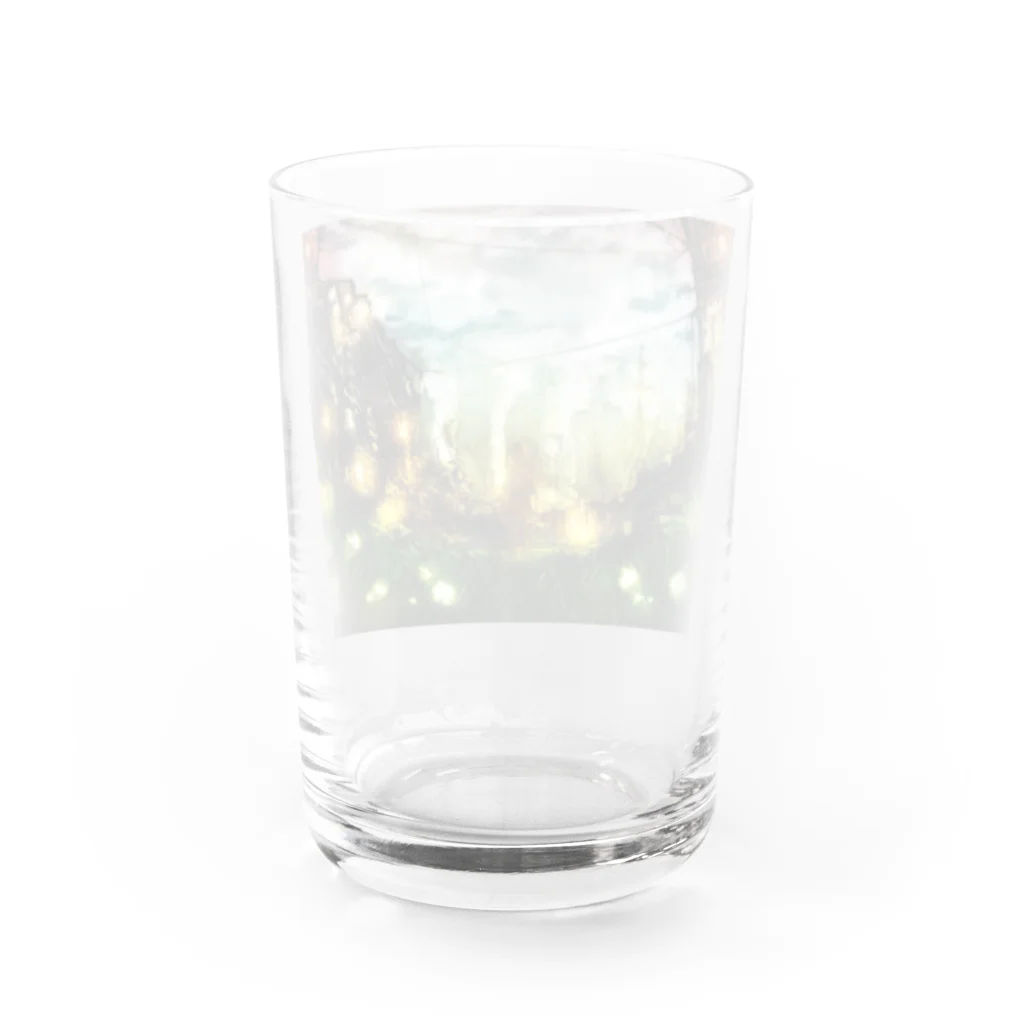 むぎちゃさぼてんの厭世に咲く Water Glass :back