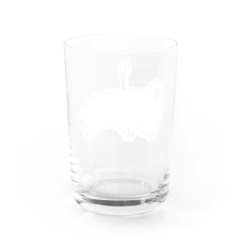 y.tanakaの剣犬（けんいぬ） Water Glass :back