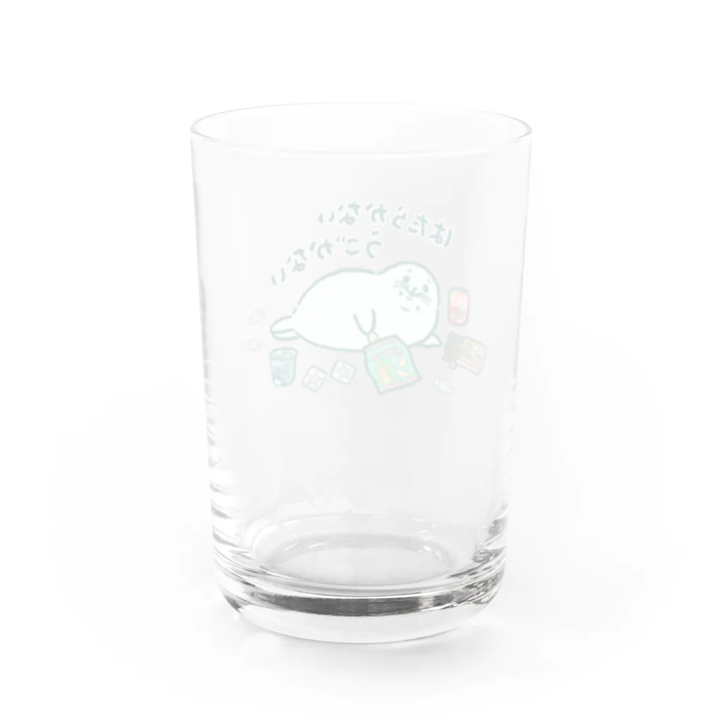 マカロニ工房の働かないアザラシ Water Glass :back