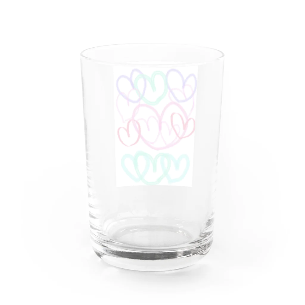 日向部屋のハートがいっぱい Water Glass :back