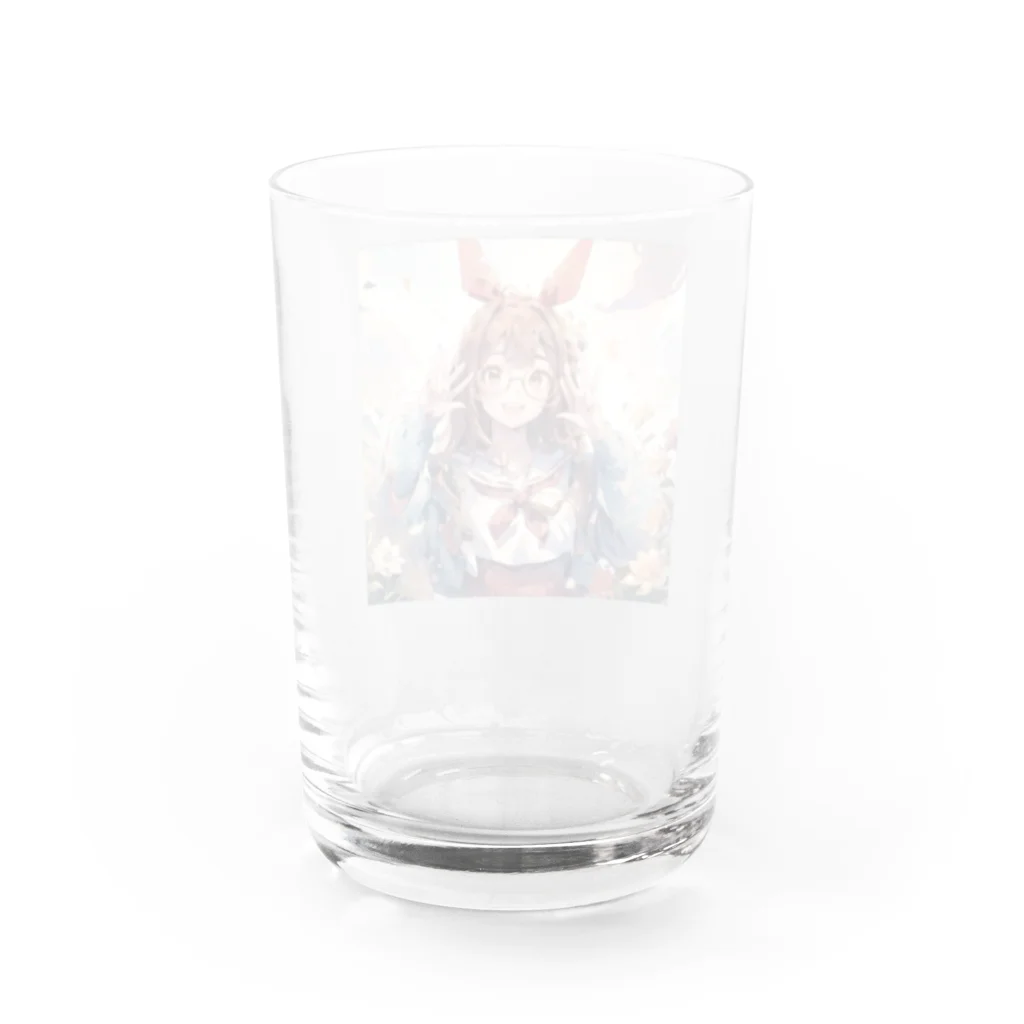 GIRLS STYLE*【GS】の癒やし系のうさ耳少女 Water Glass :back