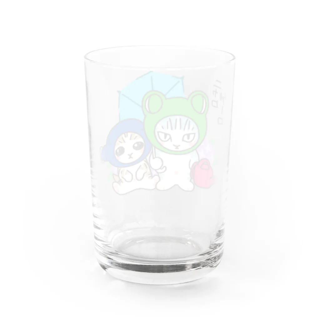 nya-mew（ニャーミュー）のニャロゲーロ Water Glass :back