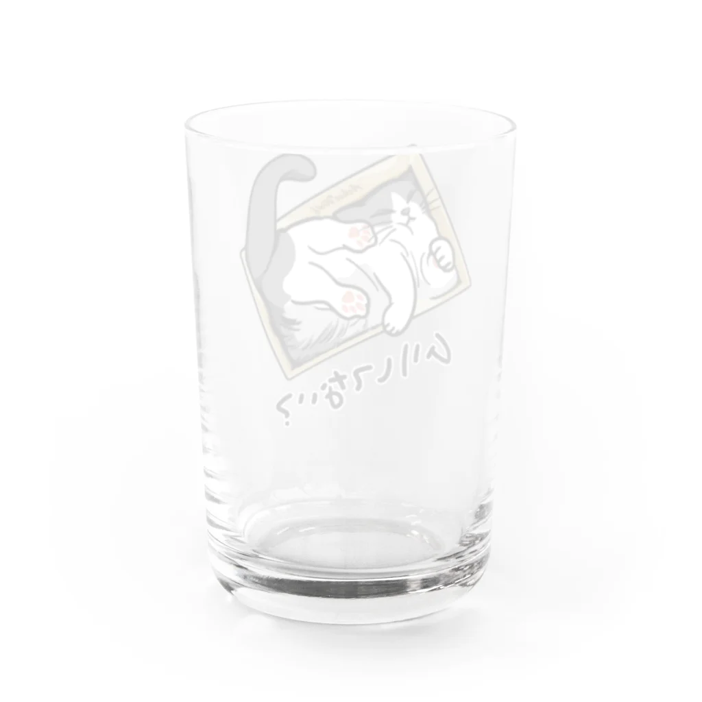 AckeeWolf Art Shopの無理してない？ Water Glass :back