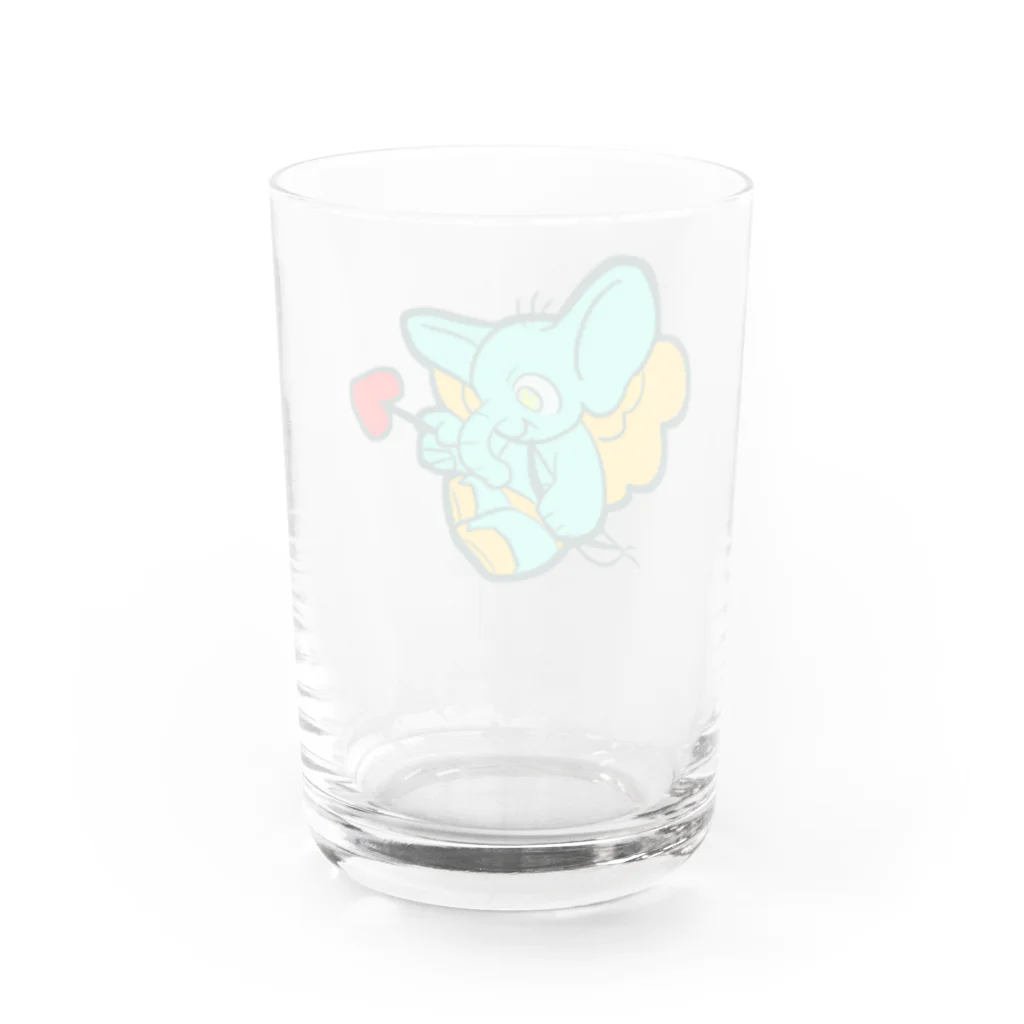 鋼鉄　いちごのきゅーぴっと・えれふぁんと Water Glass :back