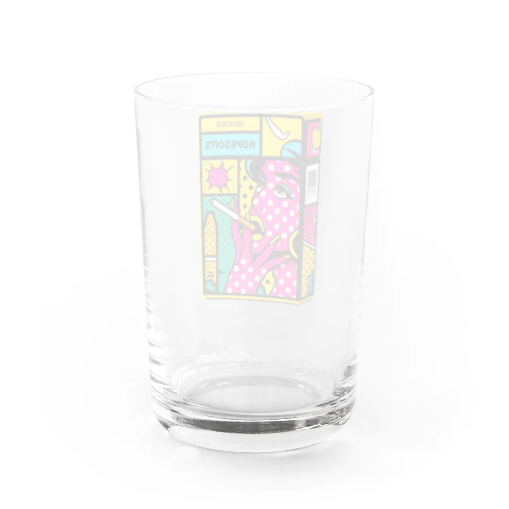 わっふるアートのネオ・シガレットボックス Water Glass :back