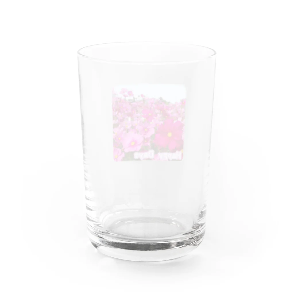 グッズ・ゆきハウス🏠の🌸コスモス、満開！🌸 Water Glass :back