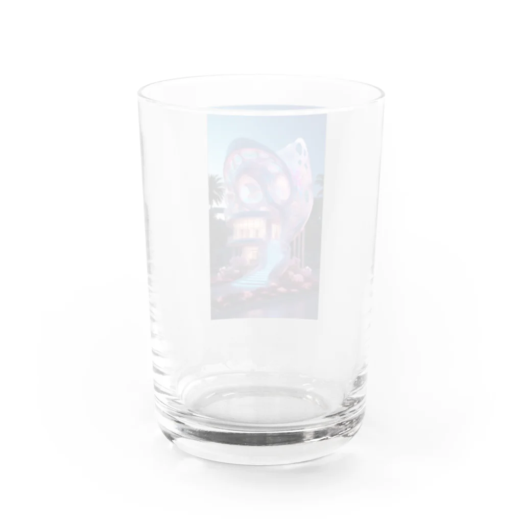 AQUAMETAVERSEの幻想的なお家アメジスト2846 Water Glass :back