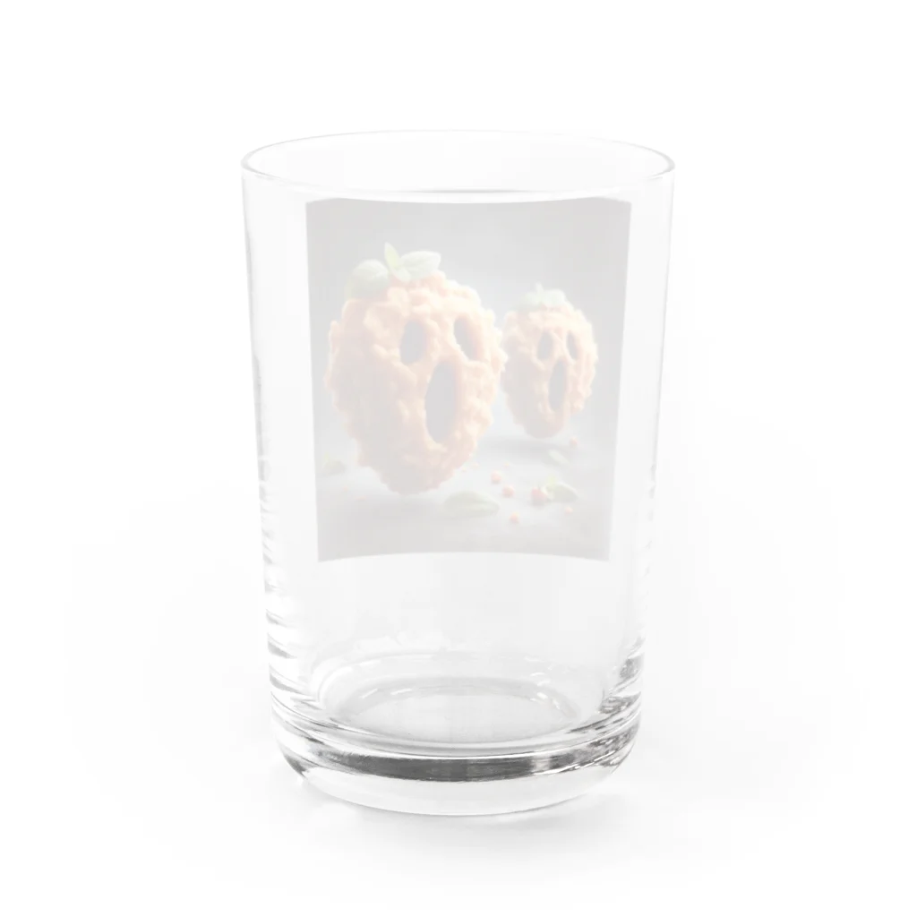 ハピShopのスクリームフライドチキン Water Glass :back