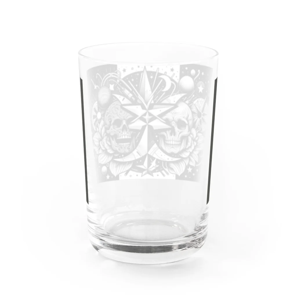 subamiraのスカルスター Water Glass :back