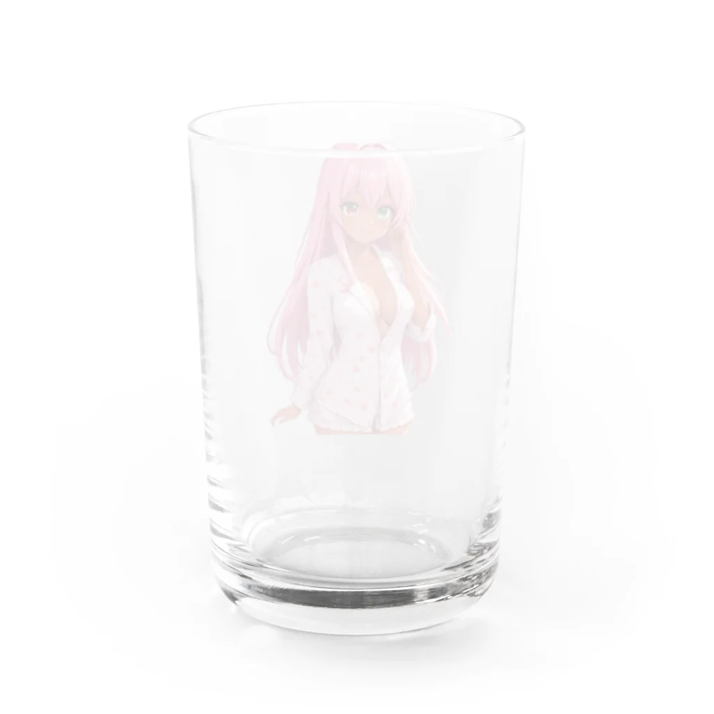 ヴィヴィオの寝起き Water Glass :back