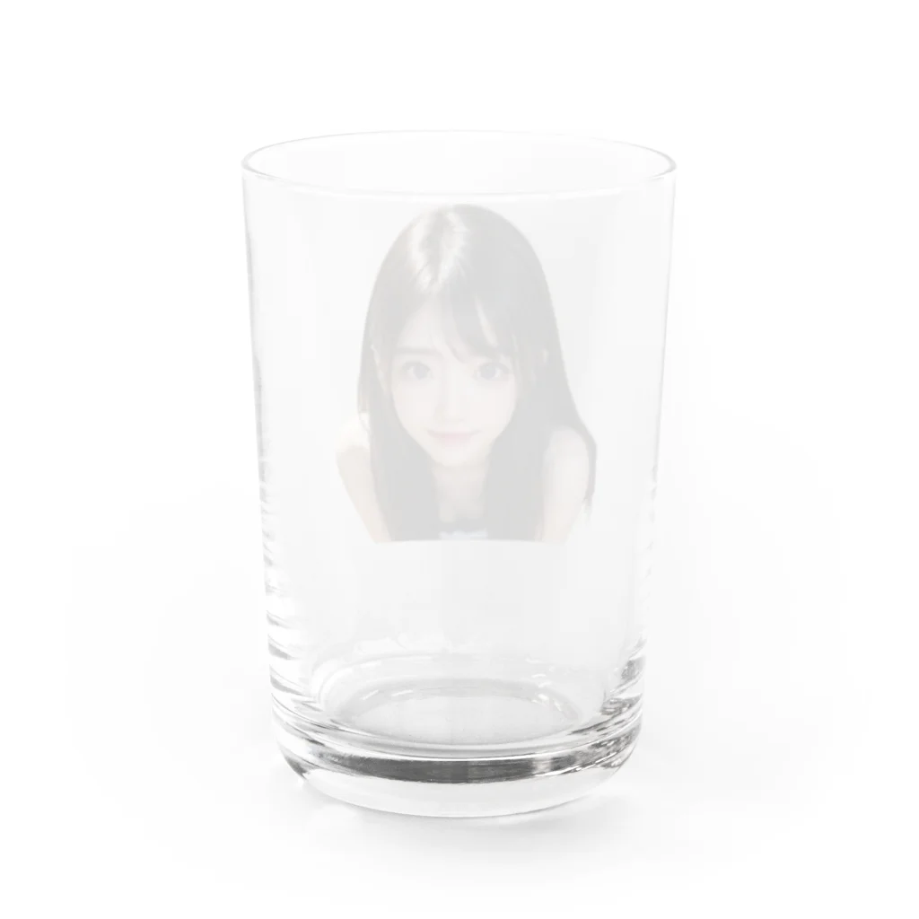 yumi889kiteの瞳の輝き Water Glass :back