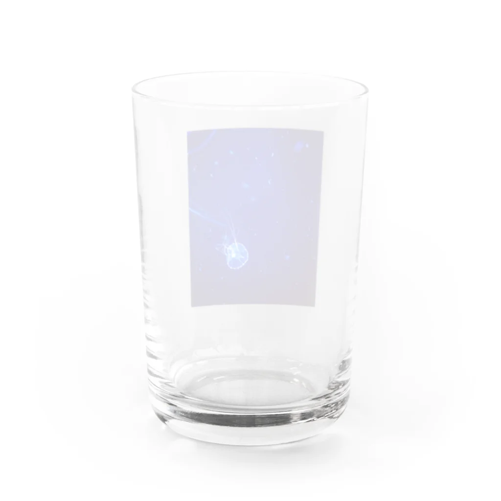 灯り窓の海の月 Water Glass :back