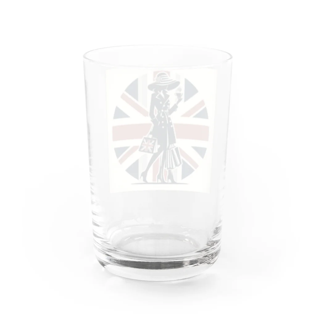 まりな☆のお店のオシャレ女子☆イギリス風 Water Glass :back