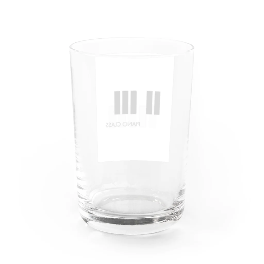 MIKA33のけんばんくんPIANO CLASS Water Glass :back