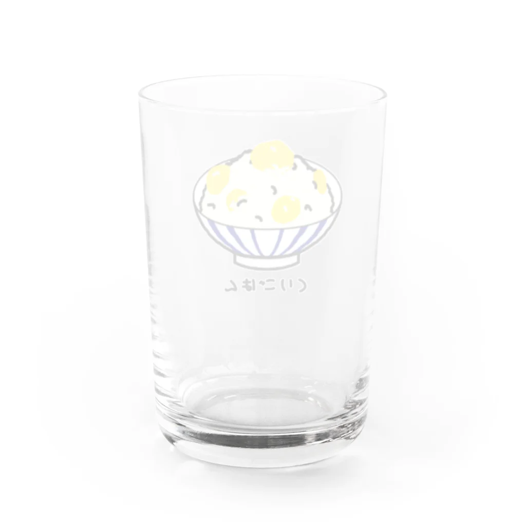 脂身通信Ｚの栗ごはん♪240506 Water Glass :back