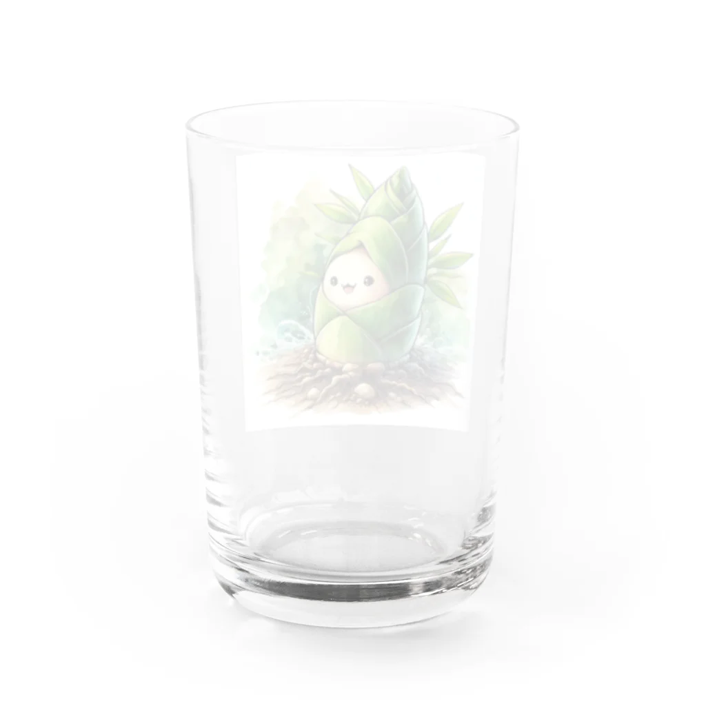 yielanggo007の緑の竹の子 Water Glass :back