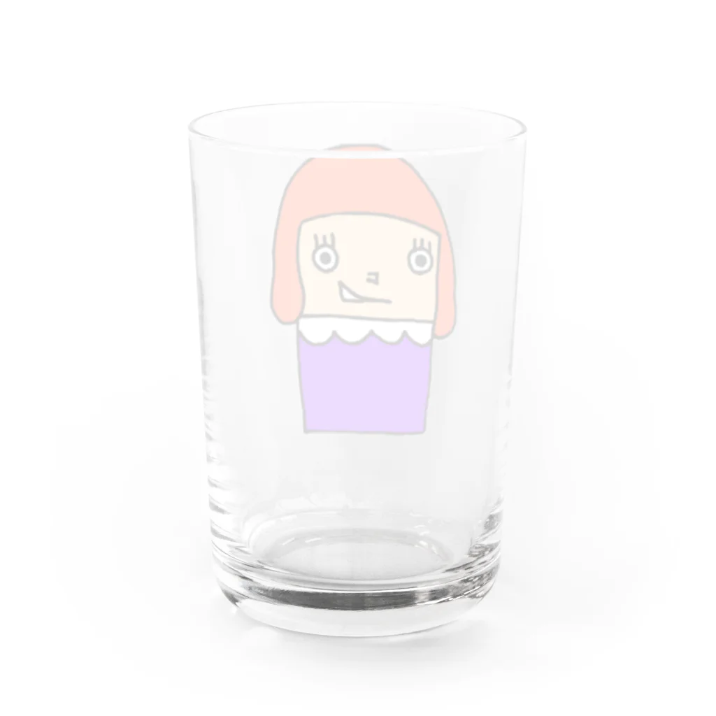 sooomaxの四角いちゃん Water Glass :back