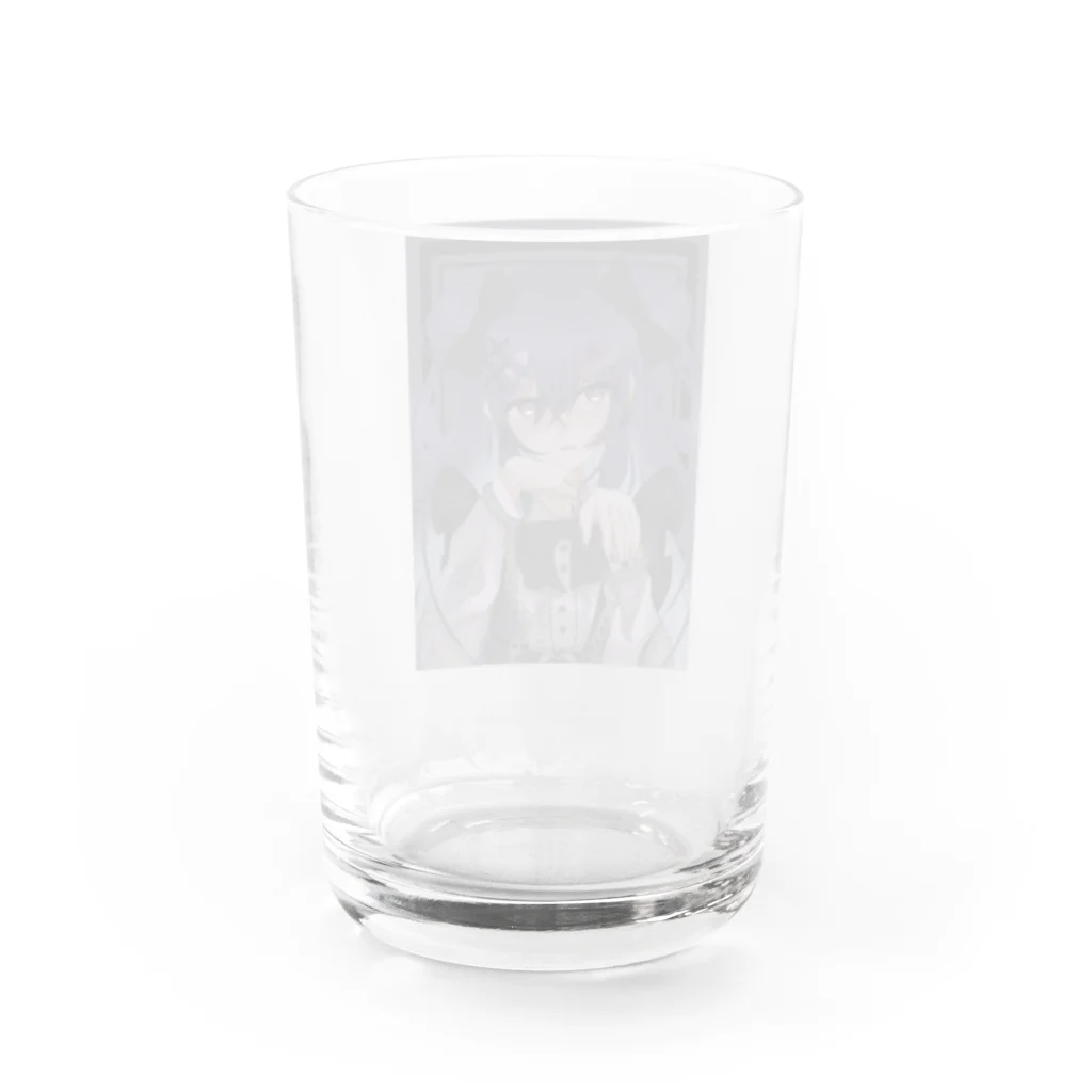 おもち。もちふわの地雷系少女 Water Glass :back