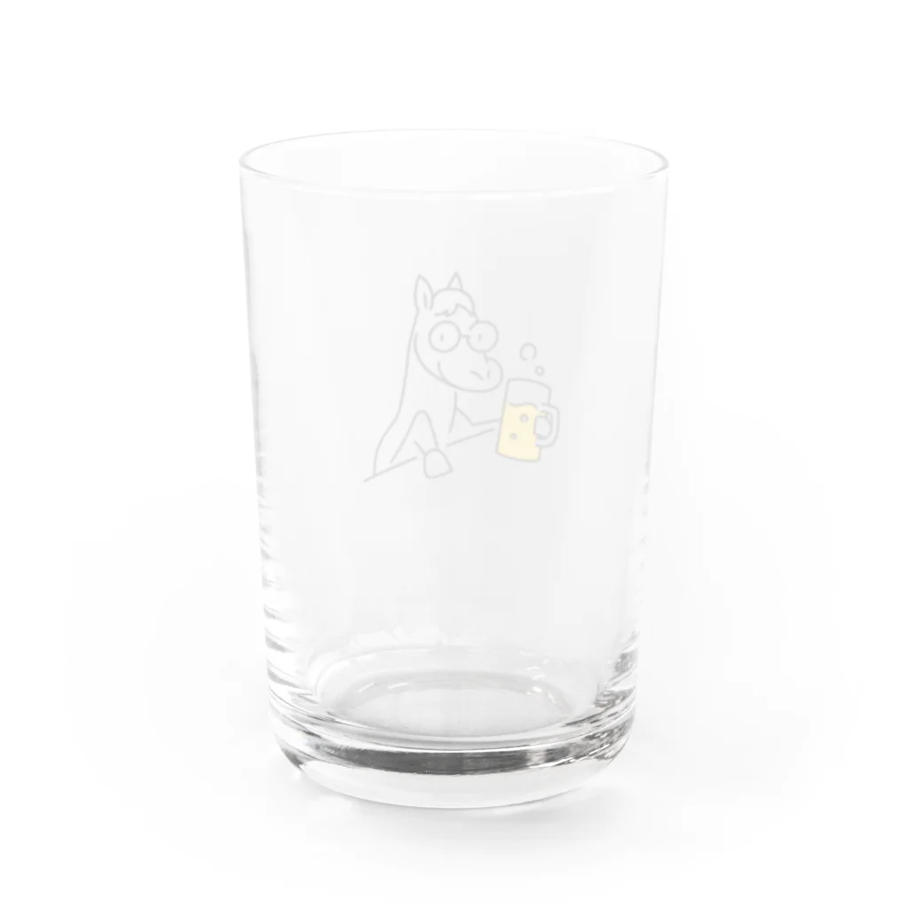 とうけいばのビールが旨いグラス Water Glass :back