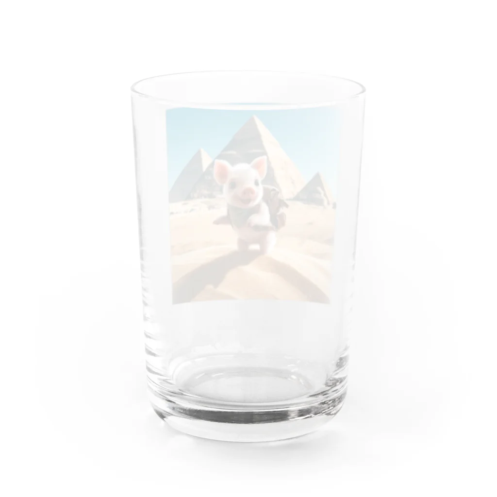 マシャのPちゃんの冒険 Water Glass :back