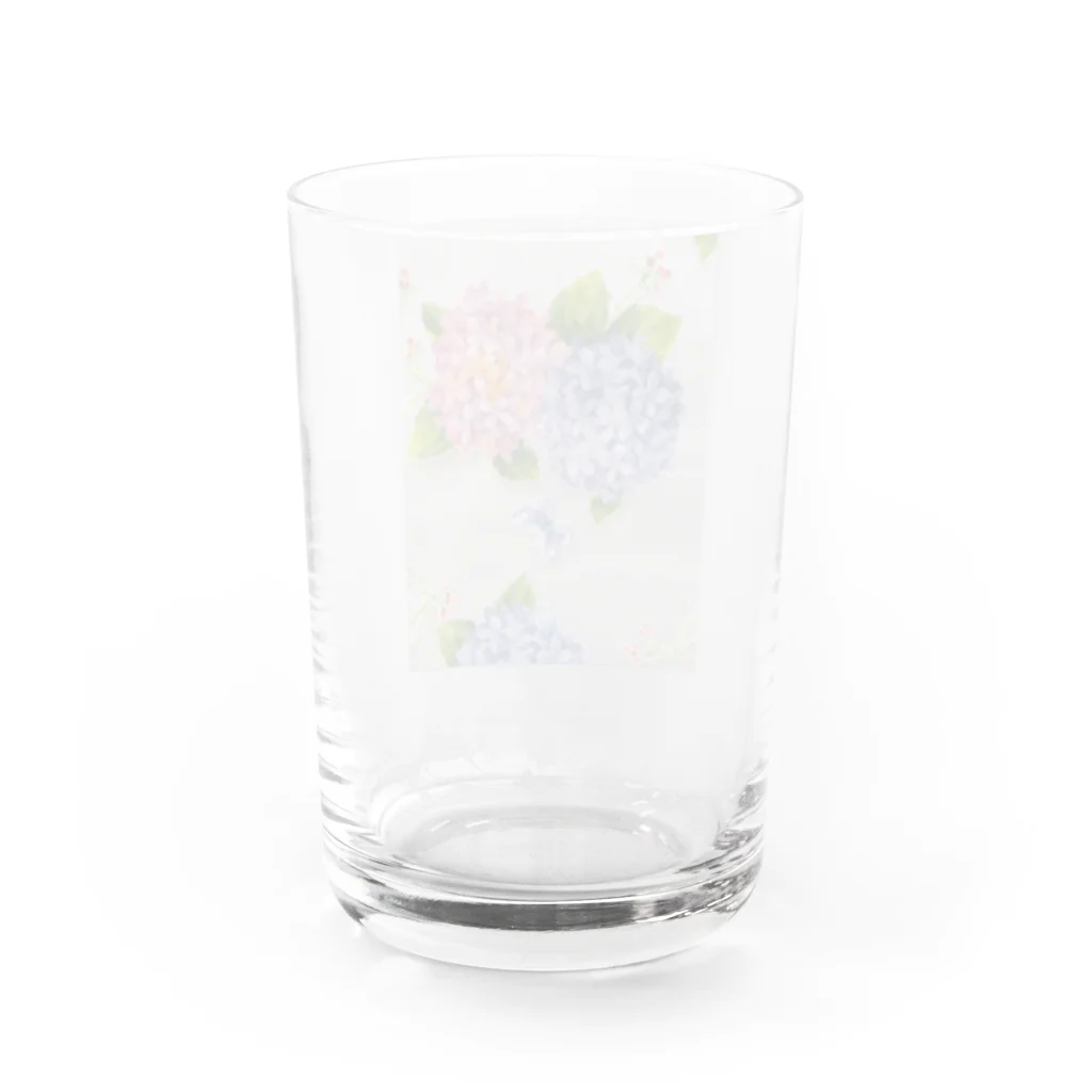 yurisacinの紫陽花 Water Glass :back