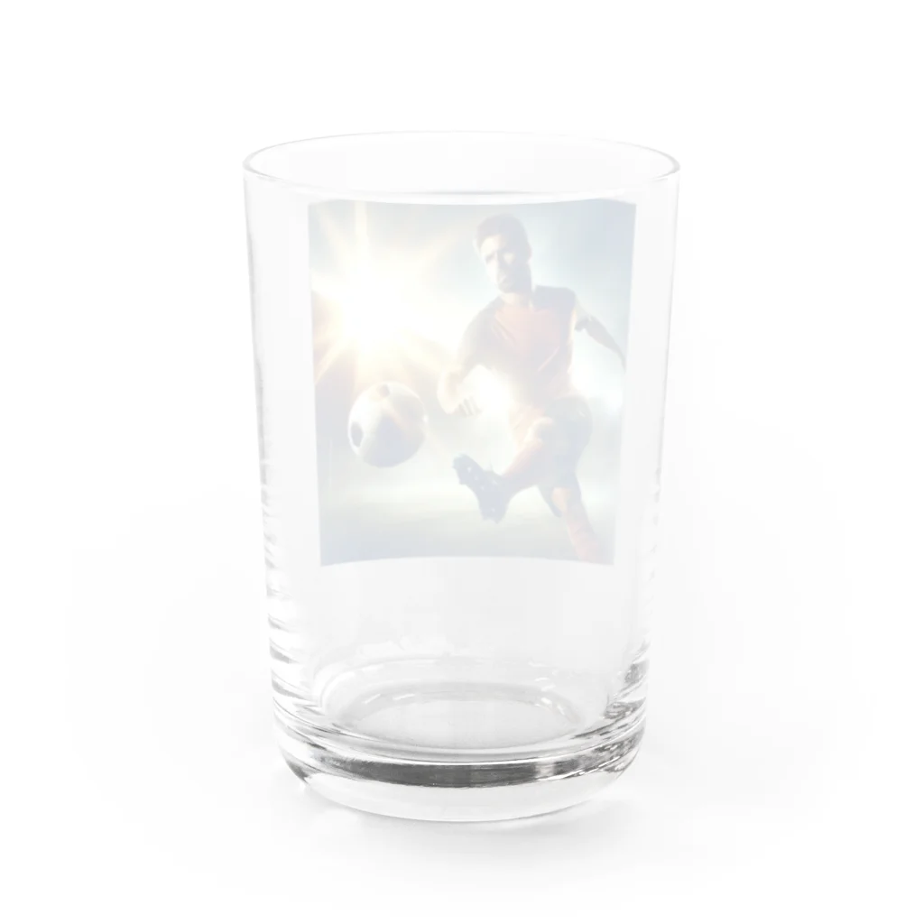 GUNSUNのサッカーの醍醐味 Water Glass :back