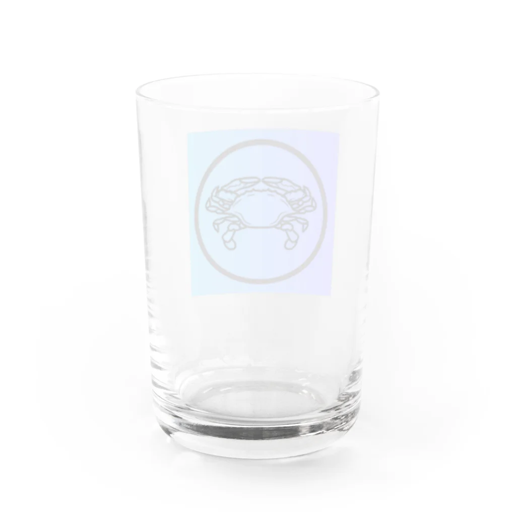 ガザミ香々地のガザミ Water Glass :back