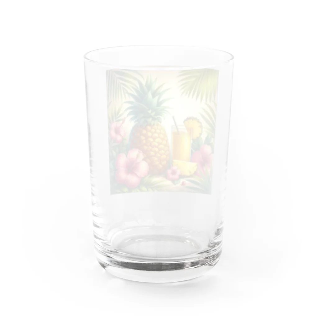 nekorun0215の南国のパイナップル Water Glass :back