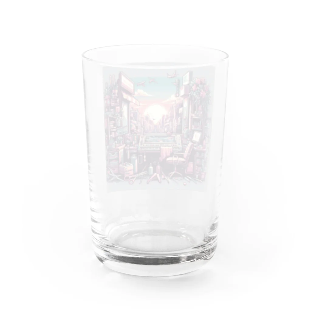 ドット屋のドット絵 新しい世界 Water Glass :back