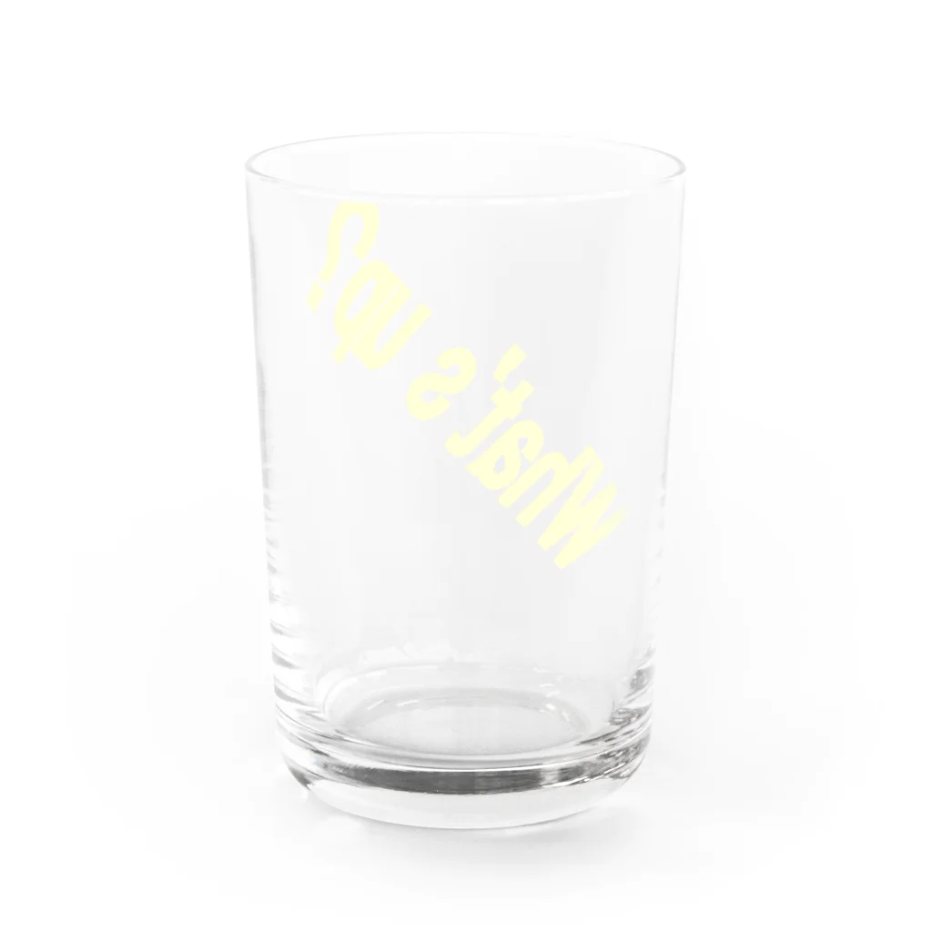 ainarukokoroのWhat's up? Water Glass :back