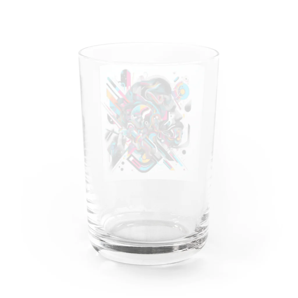 のだまクリエイターズらぼの近未来アート Water Glass :back