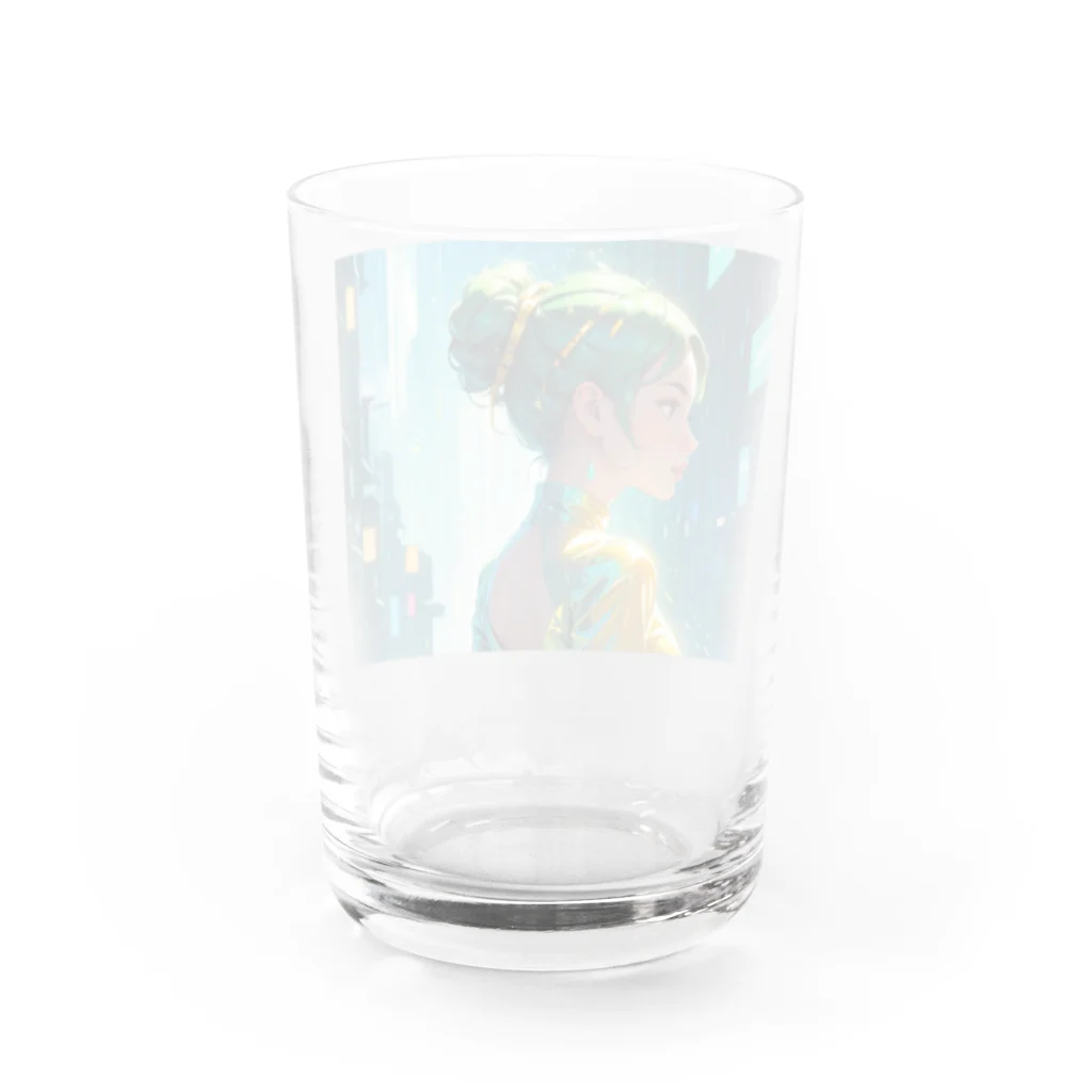 akipoyoの美麗💛 Water Glass :back