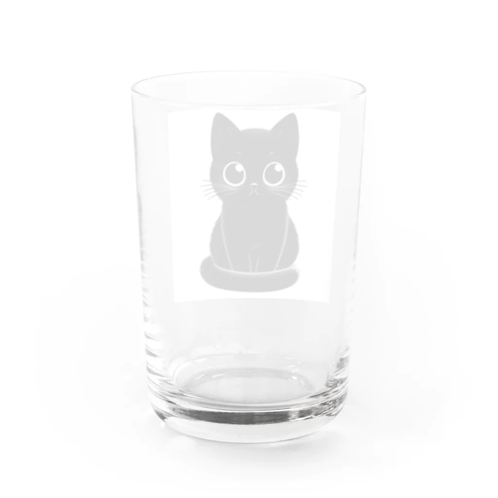 Mizuki・ASIA CATの黒猫さん❤️ Water Glass :back