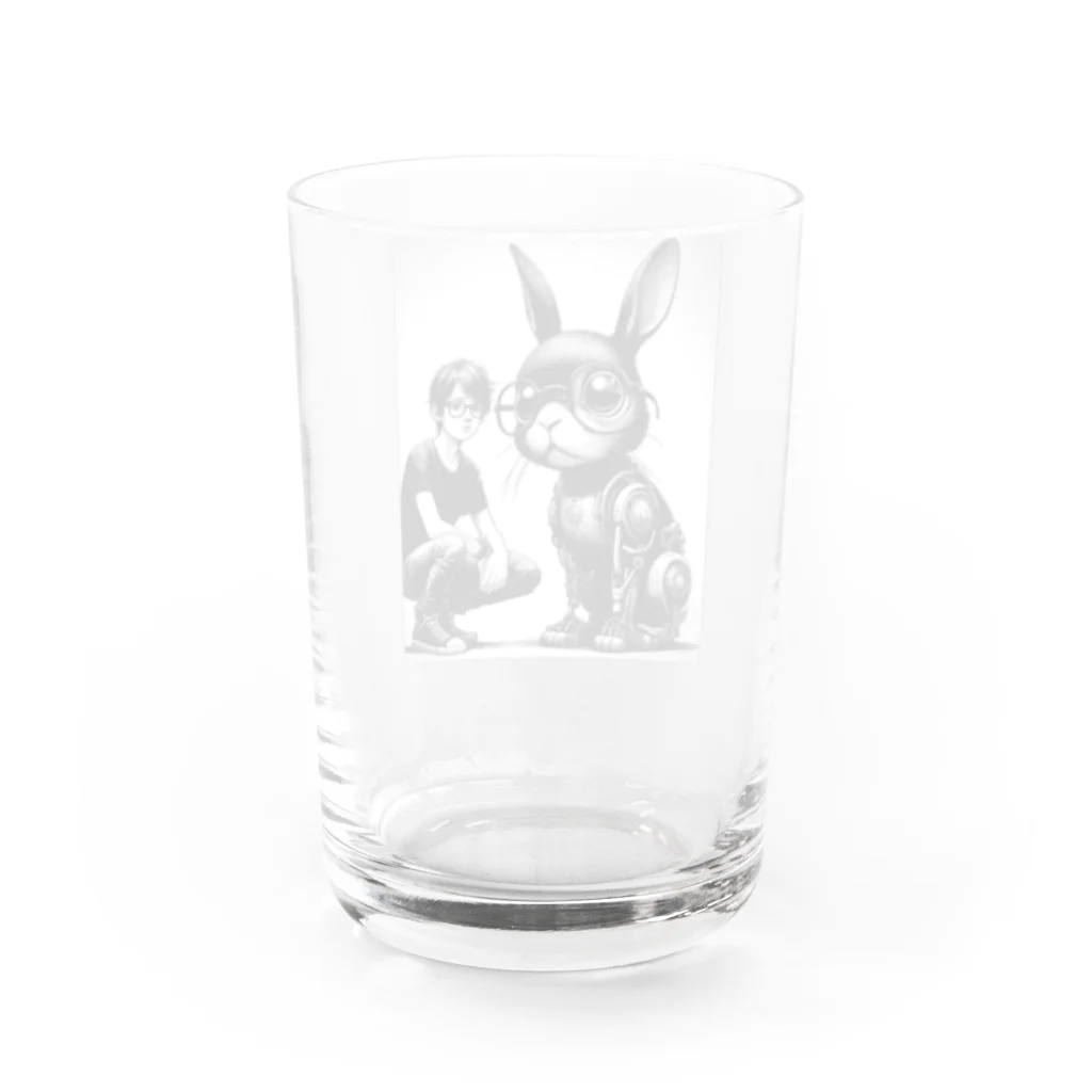 T_yama0429の僕はペット Water Glass :back