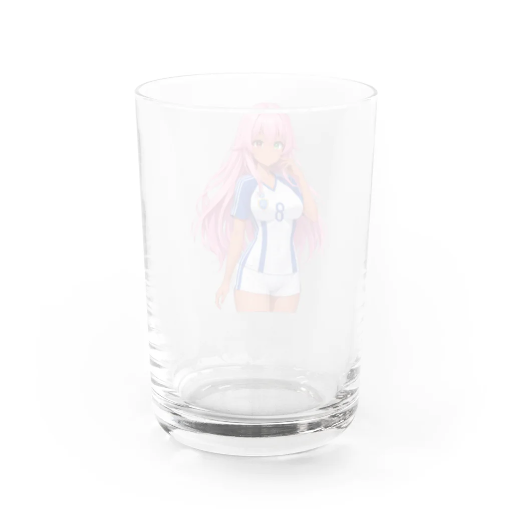 ヴィヴィオのサッカー Water Glass :back