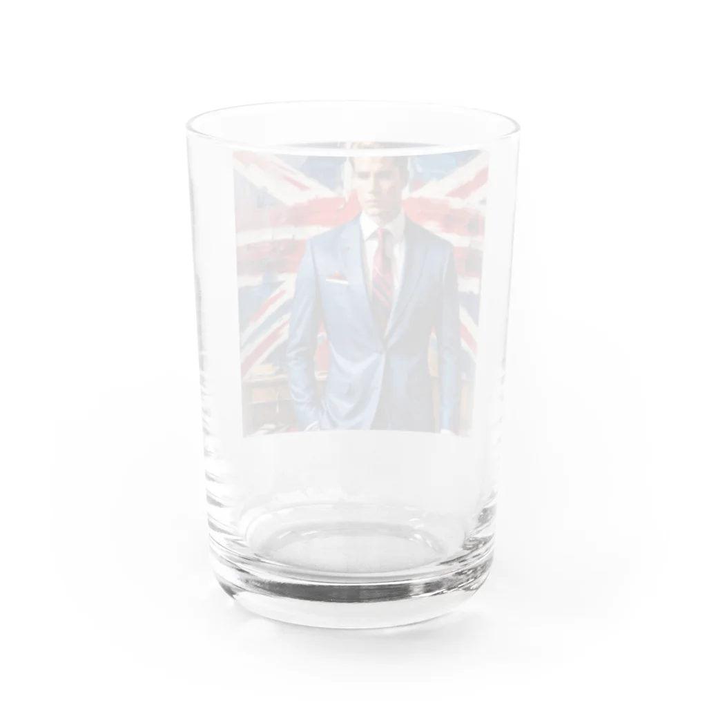 potepokeの"London's finest craftsmanship" Water Glass :back