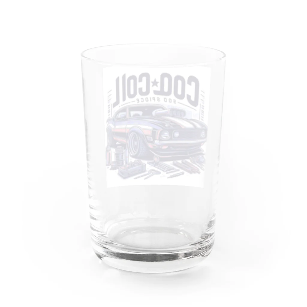 aki-hiro130のイカしてる🚗 Water Glass :back