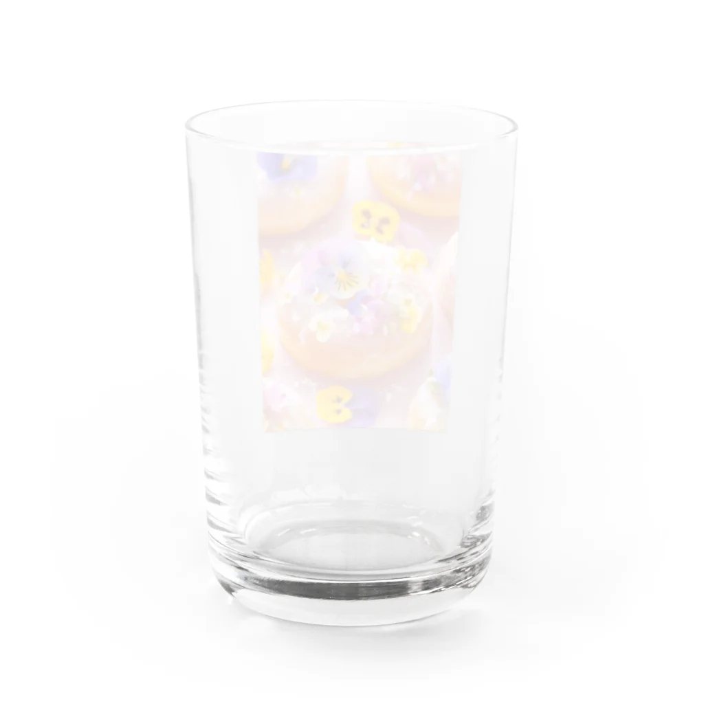 AQUAMETAVERSEの美味しくで可愛く綺麗なドーナツ　なでしこ1478 Water Glass :back