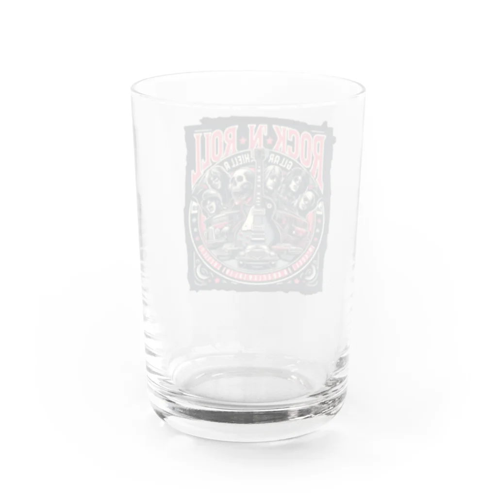 ロック堂のロックンロール Water Glass :back