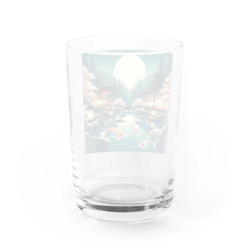 癒しの部屋の和モダンな風景 Water Glass :back