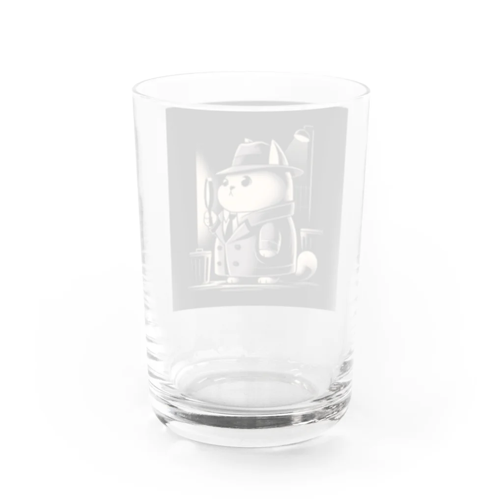 statham2865の猫探偵 Water Glass :back