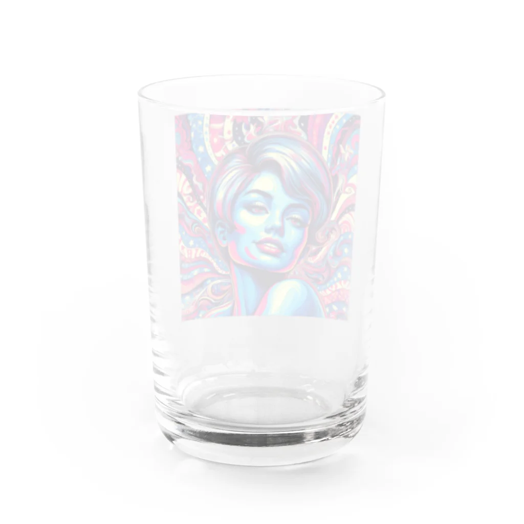 ちゃんろんの60年代の美女 Water Glass :back