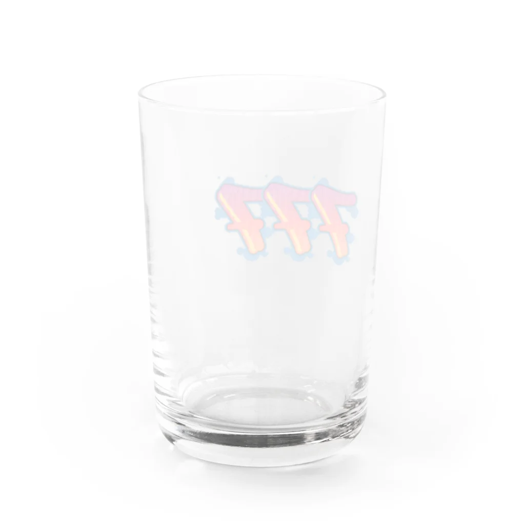 グラフィックのラッキーseven Water Glass :back