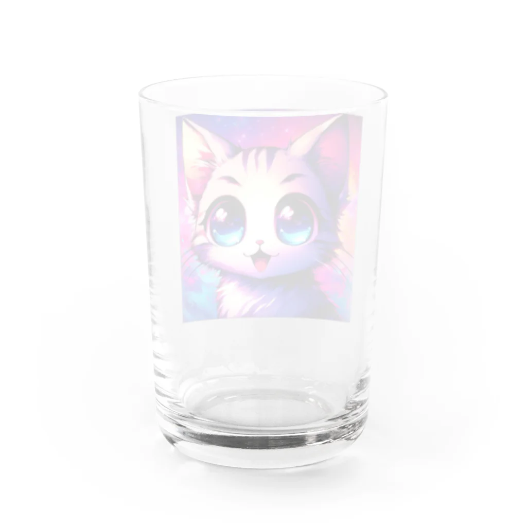 Aruk-の猫ちゃん Water Glass :back