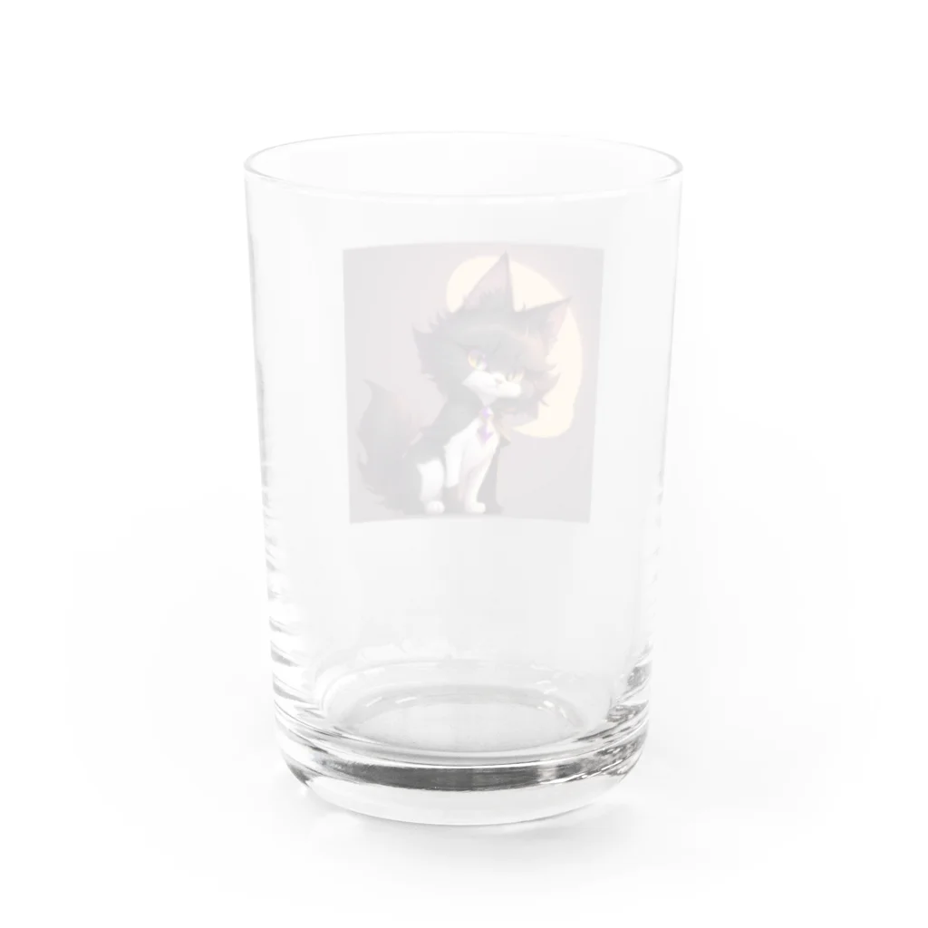 キュート＆クールのネコ伯爵 Water Glass :back