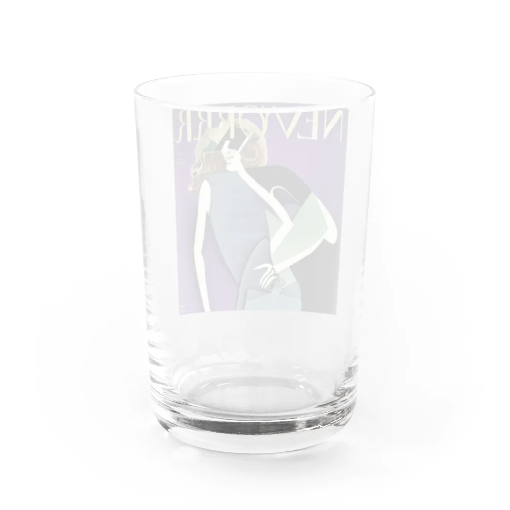 Moichi Designs Shop-2023のブルックリンのエレガンス Water Glass :back