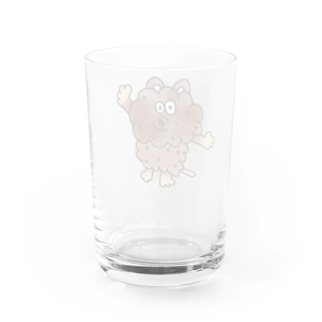 anomimiusのcookiedog ★ chocolate chip  Water Glass :back