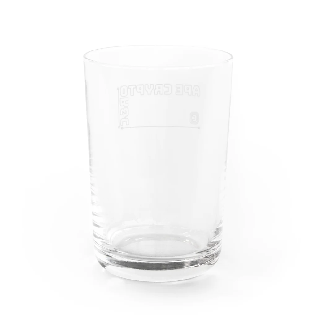 Ape Crypto R&CのApe Crypto R&C Water Glass :back