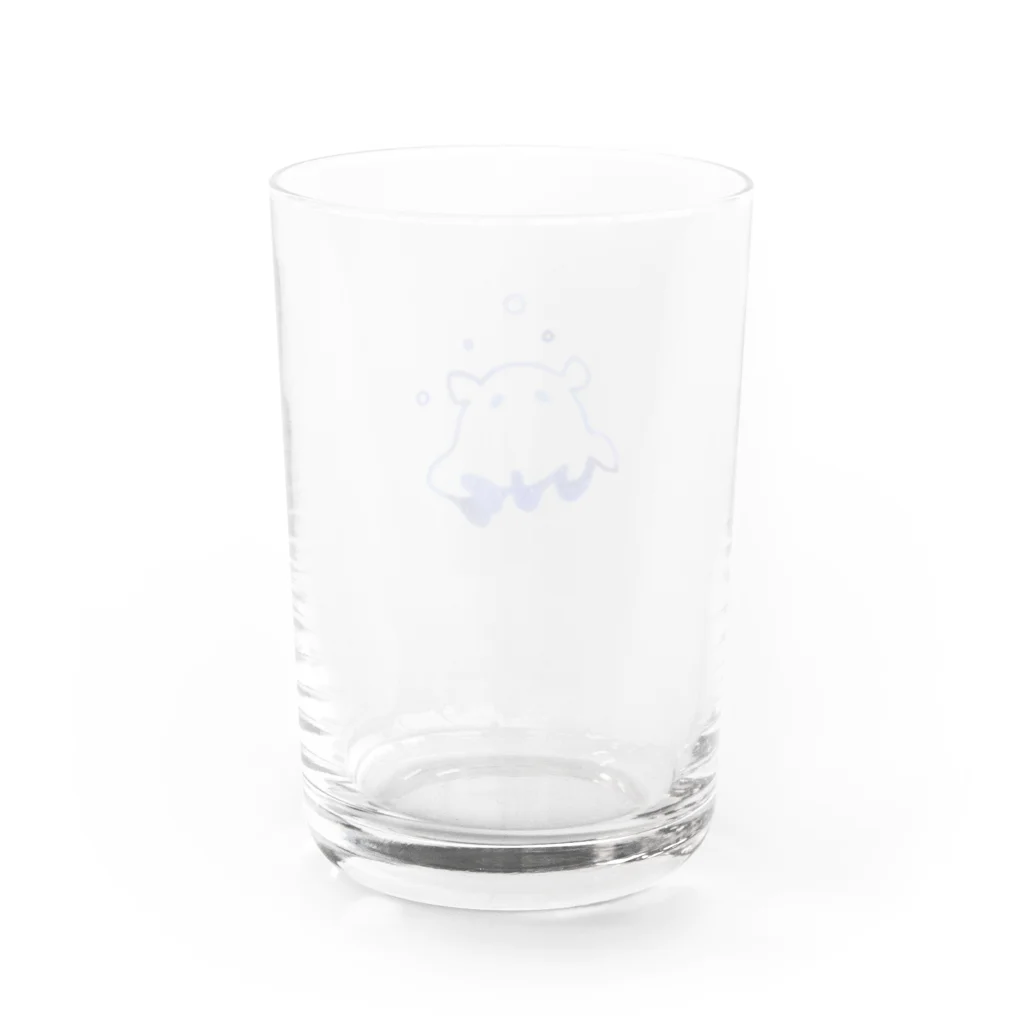 ledapiのﾌﾞｸﾌﾞｸめんだこ Water Glass :back